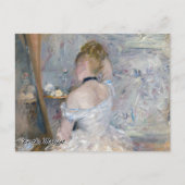 Berthe Morisot - Vrouw bij Haar Toilette Briefkaart (Voorkant)