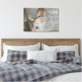 Berthe Morisot - Vrouw bij Haar Toilette Canvas Afdruk (Insitu (Slaapkamer))