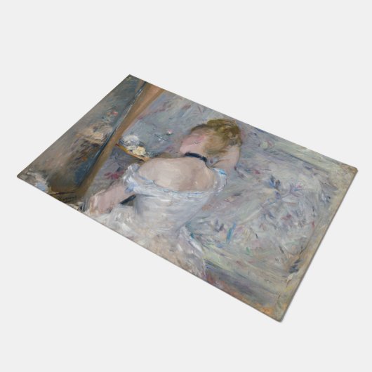 Berthe Morisot - Vrouw bij Haar Toilette Deurmat (Schuin)