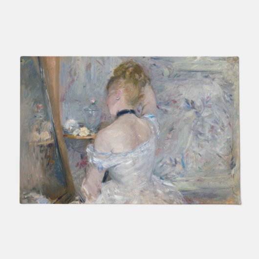 Berthe Morisot - Vrouw bij Haar Toilette Deurmat (Voorkant)
