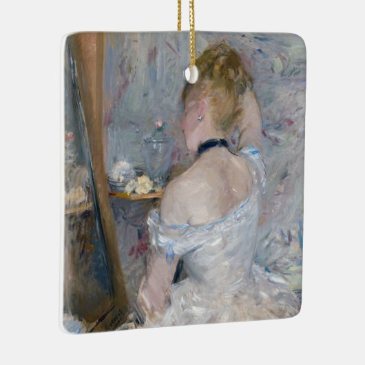 Berthe Morisot - Vrouw bij Haar Toilette Keramisch Ornament (Rechts)