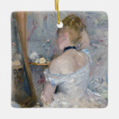 Berthe Morisot - Vrouw bij Haar Toilette Keramisch Ornament (Voorkant)