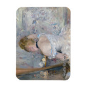 Berthe Morisot - Vrouw bij Haar Toilette Magneet (Verticaal)