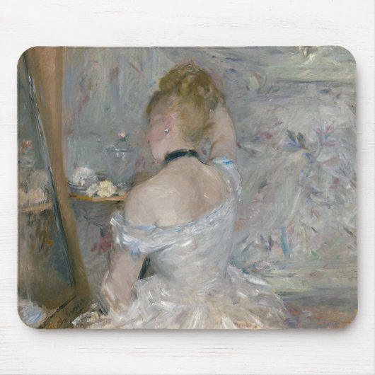 Berthe Morisot - Vrouw bij Haar Toilette Muismat (Voorkant)