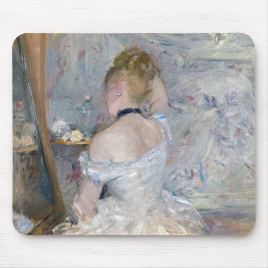 Berthe Morisot - Vrouw bij Haar Toilette Muismat (Voorkant)
