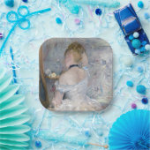 Berthe Morisot - Vrouw bij Haar Toilette Papieren Bordje (Feest)