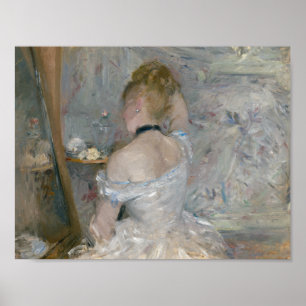 Berthe Morisot - Vrouw bij Haar Toilette Poster