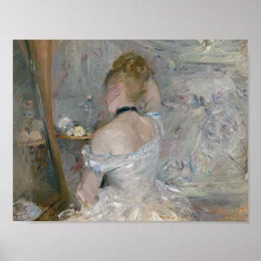 Berthe Morisot - Vrouw bij Haar Toilette Poster (Voorkant)