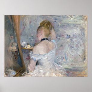 Berthe Morisot - Vrouw bij Haar Toilette Poster
