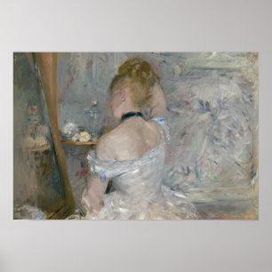 Berthe Morisot - Vrouw bij Haar Toilette Poster