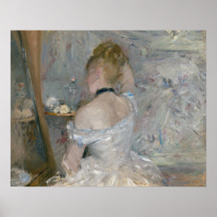 Berthe Morisot - Vrouw bij Haar Toilette Poster