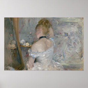Berthe Morisot - Vrouw bij Haar Toilette Poster