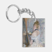 Berthe Morisot - Vrouw bij Haar Toilette Sleutelhanger (Voorkant Links)