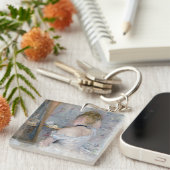 Berthe Morisot - Vrouw bij Haar Toilette Sleutelhanger (Voorkant Rechts)