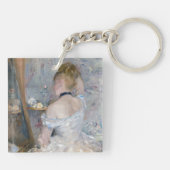 Berthe Morisot - Vrouw bij Haar Toilette Sleutelhanger (Achterkant)