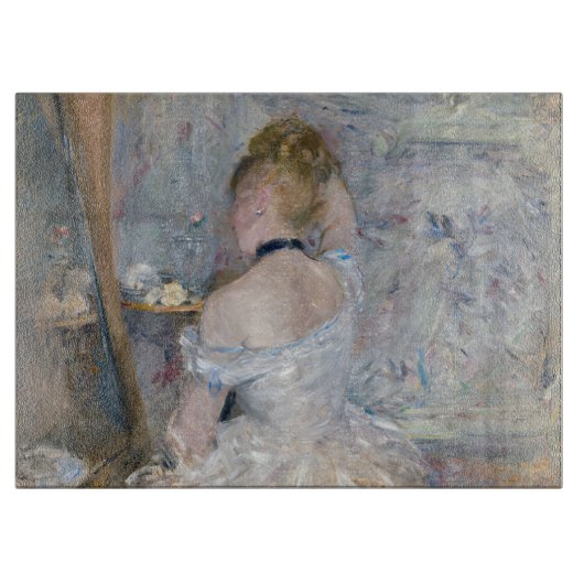 Berthe Morisot - Vrouw bij Haar Toilette Snijplank (Voorkant)