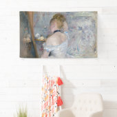 Berthe Morisot - Vrouw bij Haar Toilette Spandoek (Insitu)
