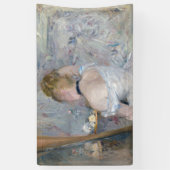 Berthe Morisot - Vrouw bij Haar Toilette Spandoek (Verticaal)