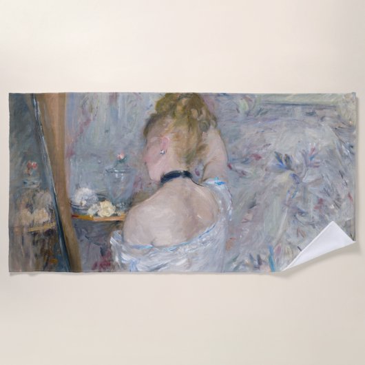 Berthe Morisot - Vrouw bij Haar Toilette Strandlaken (Voorkant)