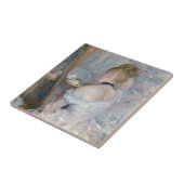 Berthe Morisot - Vrouw bij Haar Toilette Tegeltje (Zijkant)