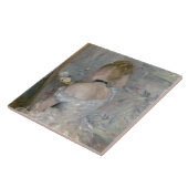 Berthe Morisot - Vrouw bij Haar Toilette Tegeltje (Zijkant)