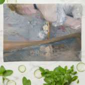 Berthe Morisot - Vrouw bij Haar Toilette Theedoek (Gevouwen)