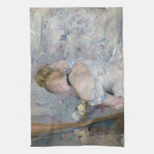 Berthe Morisot - Vrouw bij Haar Toilette Theedoek (Verticaal)