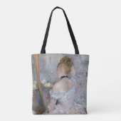 Berthe Morisot - Vrouw bij Haar Toilette Tote Bag (Achterkant)