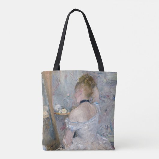 Berthe Morisot - Vrouw bij Haar Toilette Tote Bag (Achterkant)