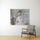 Berthe Morisot - Vrouw bij Haar Toilette Wandkleed (In Situ (horizontaal))