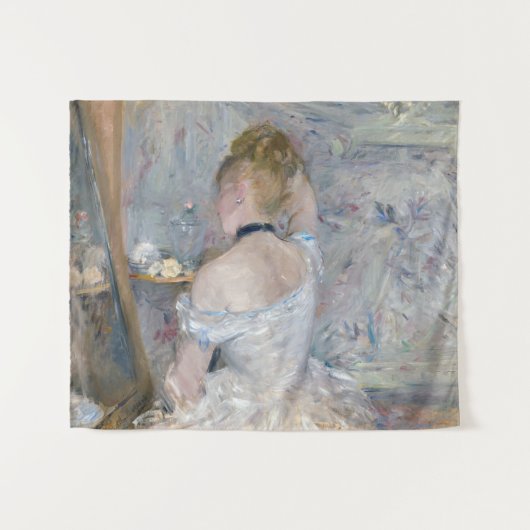 Berthe Morisot - Vrouw bij Haar Toilette Wandkleed (Voorkant (horizontaal))