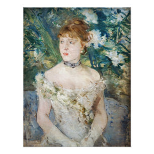Berthe Morisot - Young Girl in a Ball Gown Foto Afdruk