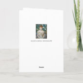 Berthe Morisot - Young Girl in a Ball Gown Kaart (Achterkant)