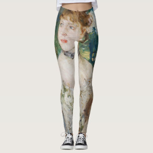 Berthe Morisot - Young Girl in a Ball Gown Leggings