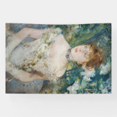 Berthe Morisot - Young Girl in a Ball Gown Spandoek (Horizontaal)