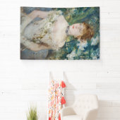 Berthe Morisot - Young Girl in a Ball Gown Spandoek (Insitu)