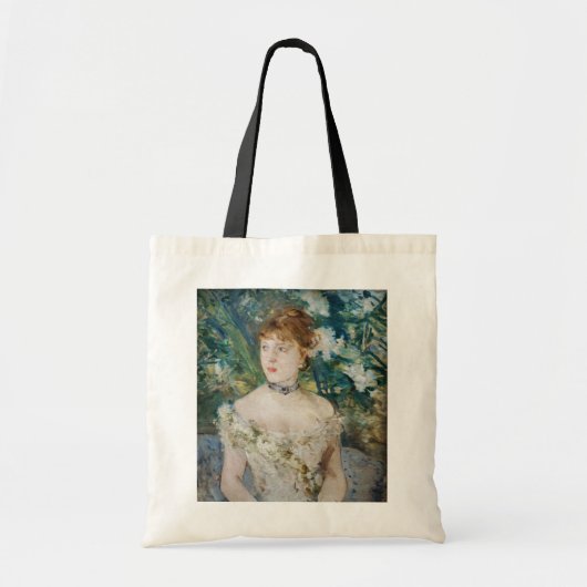 Berthe Morisot - Young Girl in a Ball Gown Tote Bag (Voorkant)