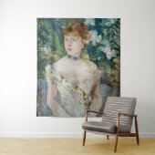 Berthe Morisot - Young Girl in a Ball Gown Wandkleed (In situ)