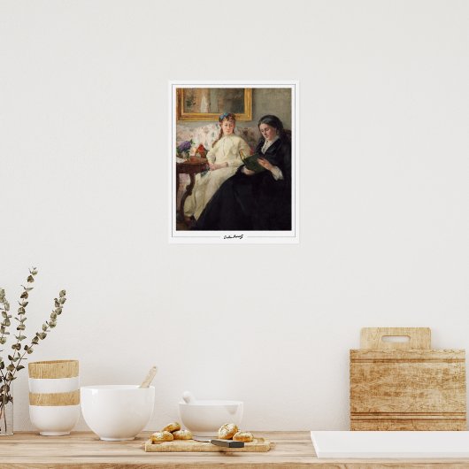 Berthe Morisot Zedign Art Poster #101 (Keuken)