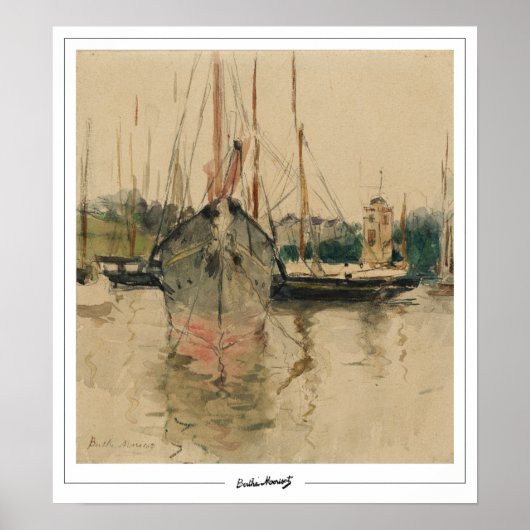 Berthe Morisot Zedign Art Poster #138 (Voorkant)