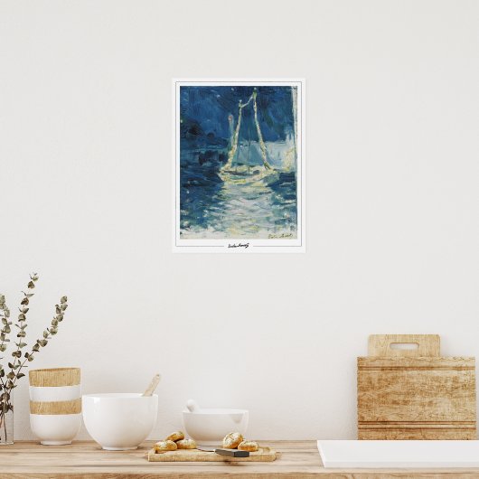 Berthe Morisot Zedign Art Poster #15 (Keuken)