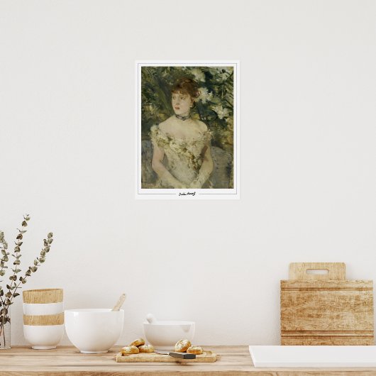 Berthe Morisot Zedign Art Poster #184 (Keuken)