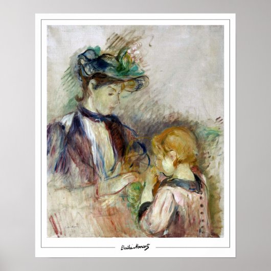 Berthe Morisot Zedign Art Poster #254 (Voorkant)
