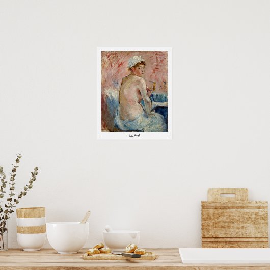 Berthe Morisot Zedign Art Poster #28 (Keuken)