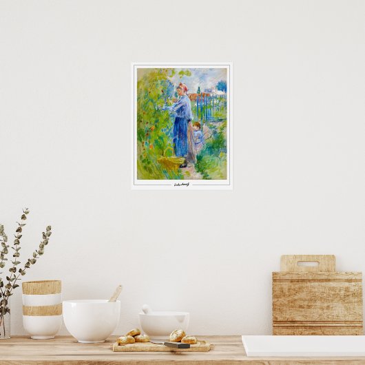 Berthe Morisot Zedign Art Poster #310 (Keuken)