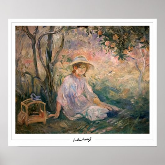 Berthe Morisot Zedign Art Poster #329 (Voorkant)