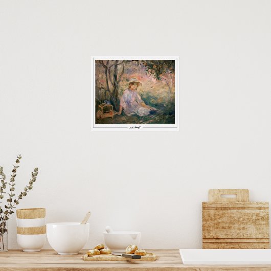 Berthe Morisot Zedign Art Poster #329 (Keuken)
