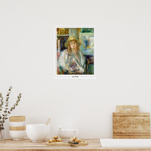 Berthe Morisot Zedign Art Poster #336 (Keuken)