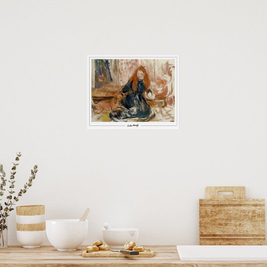 Berthe Morisot Zedign Art Poster #340 (Keuken)