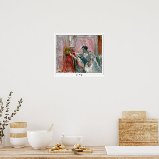 Berthe Morisot Zedign Art Poster #341 (Keuken)